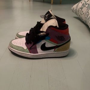 Rainbow Air jordan’s great condition great price